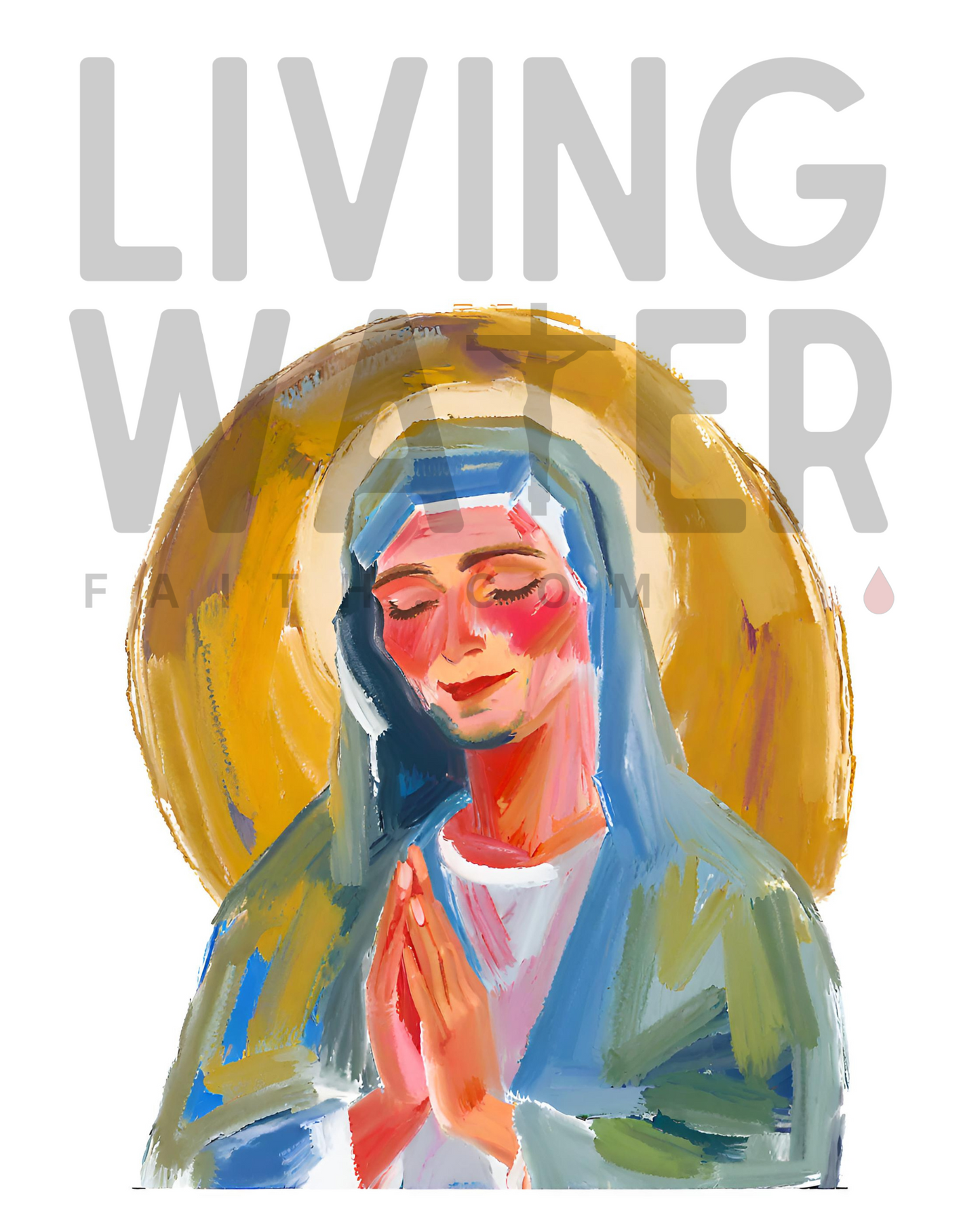 Mother of Mercy: Oil Digital Art